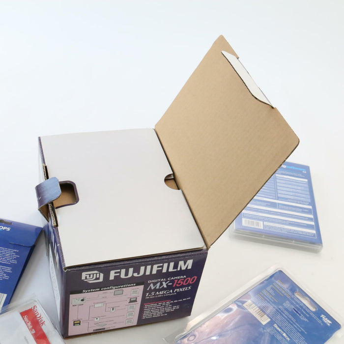 Fujifilm MX1500 1.5MP Digital Camera Rare (STILL NEW CONTENTS) Boxed & Complete - Like New - Attic Discovery Shop
