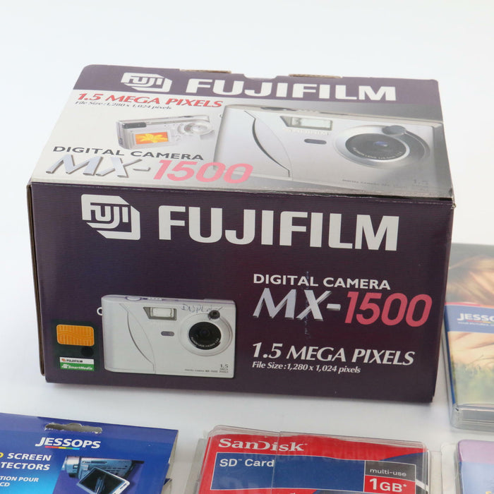 Fujifilm MX1500 1.5MP Digital Camera Rare (STILL NEW CONTENTS) Boxed & Complete - Like New - Attic Discovery Shop