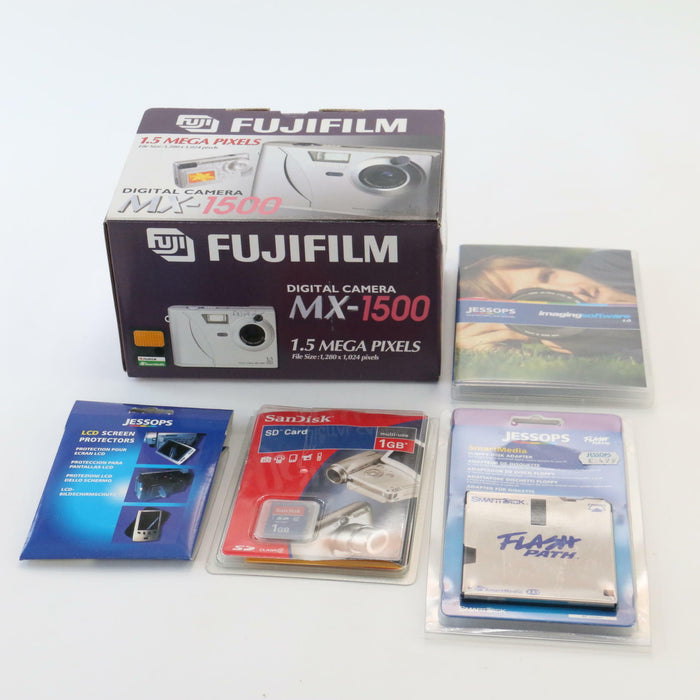 Fujifilm MX1500 1.5MP Digital Camera Rare (STILL NEW CONTENTS) Boxed & Complete - Like New - Attic Discovery Shop