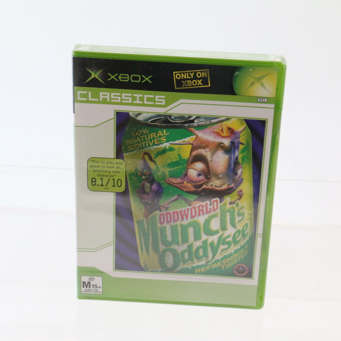 Oddworld Munch's Oddysee Rare AU Singapore PAL Factory Sealed Original Xbox Game - Attic Discovery Shop