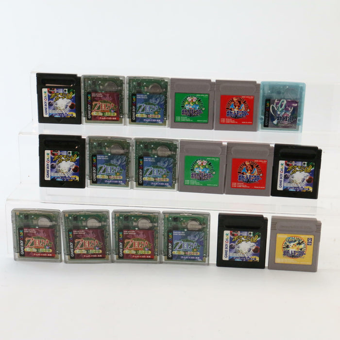 x18 Rare Pokemon Zelda Wholesale Lot Official Japanese Japan Gameboy Color Games - Very Good - Attic Discovery Shop