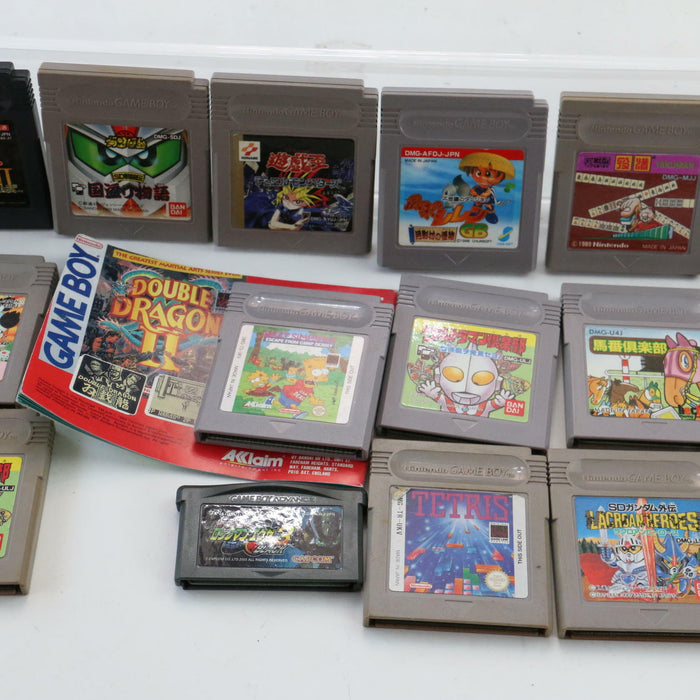 x32 Rare Lot Official Japanese & English Japan Gameboy Color Games, GBA Bundle - Good - Attic Discovery Shop