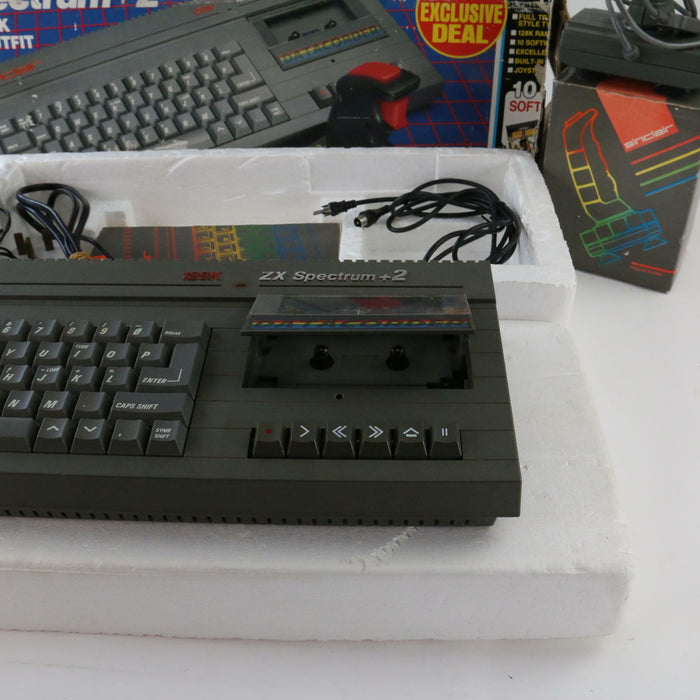 Vintage Sinclair ZX Spectrum Complete 128K Computer Rare Dixons Exclusive Boxed - Good - Attic Discovery Shop