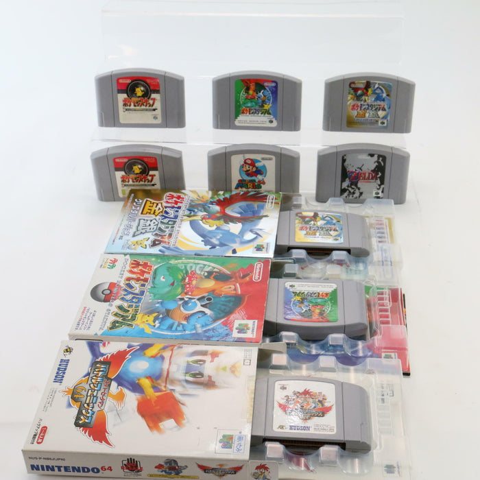 x9 Job Lot Bundle Pokemon & Mario Nintendo 64 Japan Rare N64 Boxed Games NTSC-J - Very Good - Attic Discovery Shop