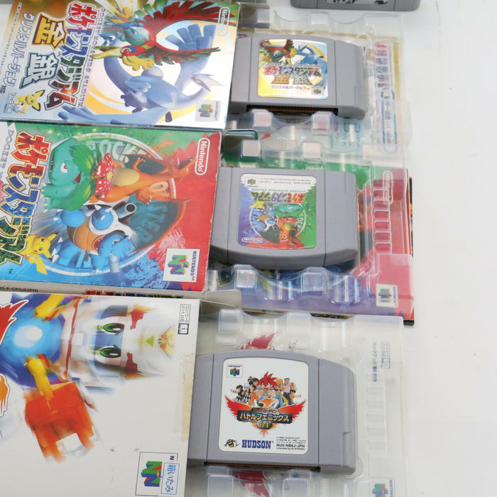 x9 Job Lot Bundle Pokemon & Mario Nintendo 64 Japan Rare N64 Boxed Games NTSC-J - Very Good - Attic Discovery Shop