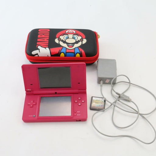 Nintendo DSi Pink Handheld Game System / Console Near Mint with Carry Case - Very Good - Attic Discovery Shop