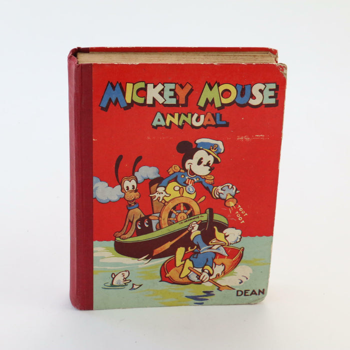 Walt Disney Rare Vintage Mickey Mouse Annual From 1943 - Dean Hardback Book - Good - Attic Discovery Shop