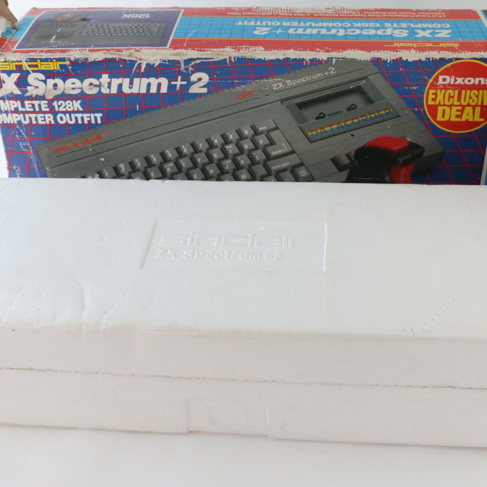 Vintage Sinclair ZX Spectrum Complete 128K Computer Rare Dixons Exclusive Boxed - Good - Attic Discovery Shop