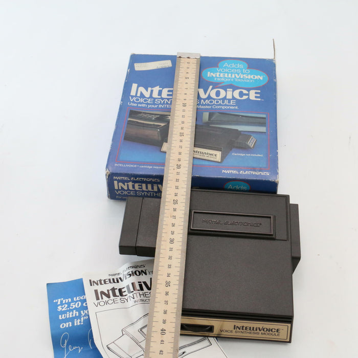 INTELLIVOICE Voice Synthesis Module Mattel Intellivision Boxed (Rare Condition!) - Very Good - Attic Discovery Shop