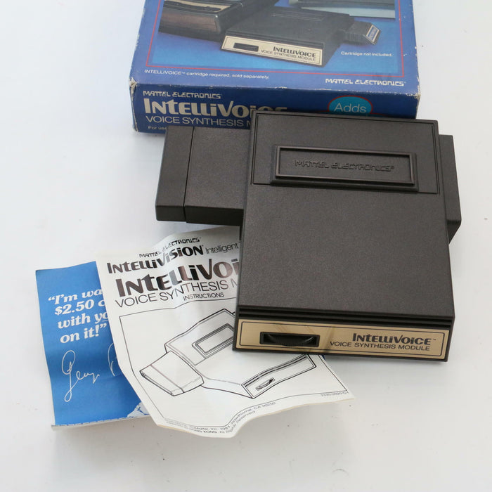 INTELLIVOICE Voice Synthesis Module Mattel Intellivision Boxed (Rare Condition!) - Very Good - Attic Discovery Shop