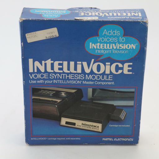 INTELLIVOICE Voice Synthesis Module Mattel Intellivision Boxed (Rare Condition!) - Very Good - Attic Discovery Shop