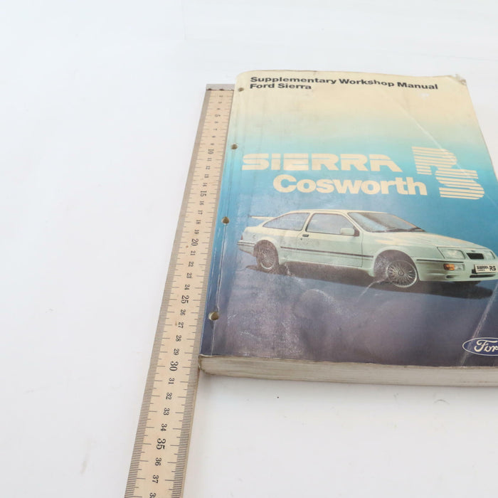 Ford Sierra Rs Cosworth Supplementary Rare Car Workshop Manual 1986 Paperback - Good - Attic Discovery Shop