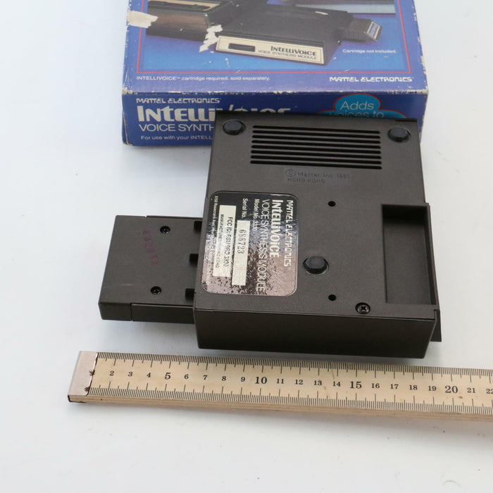 INTELLIVOICE Rare Voice Synthesis Module Mattel Intellivision Boxed - Very Good - Attic Discovery Shop