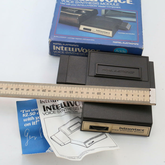 INTELLIVOICE Voice Synthesis Module Mattel Intellivision Boxed (Rare Condition!) - Very Good - Attic Discovery Shop