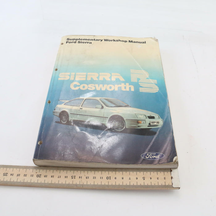 Ford Sierra Rs Cosworth Supplementary Rare Car Workshop Manual 1986 Paperback - Good - Attic Discovery Shop