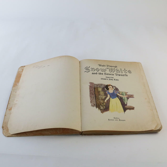 Walt Disney Snow White And The Seven Dwarfs 1937 Book Rare First Edition 1st Ed - Attic Discovery Shop