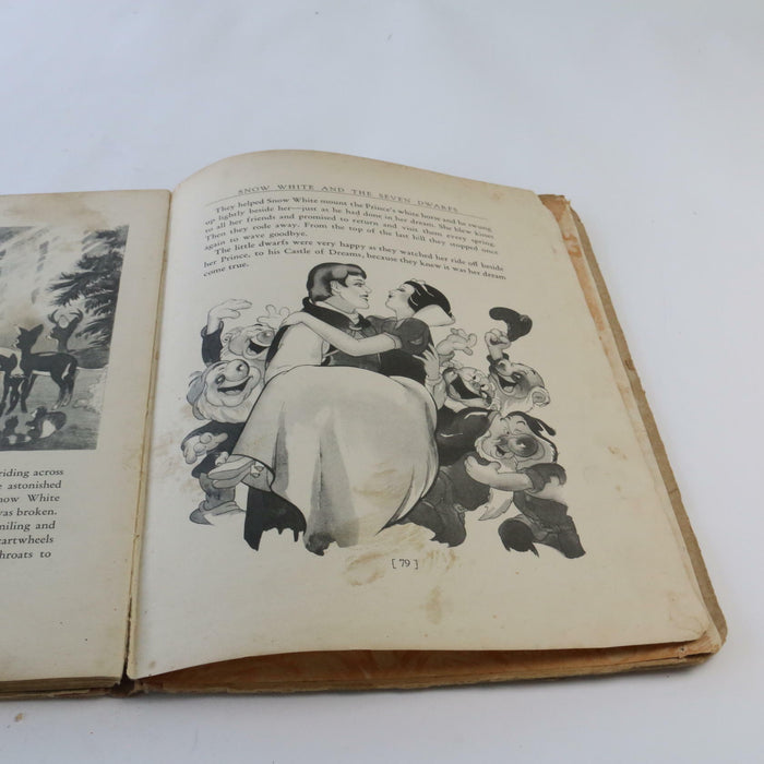 Walt Disney Snow White And The Seven Dwarfs 1937 Book Rare First Edition 1st Ed - Attic Discovery Shop