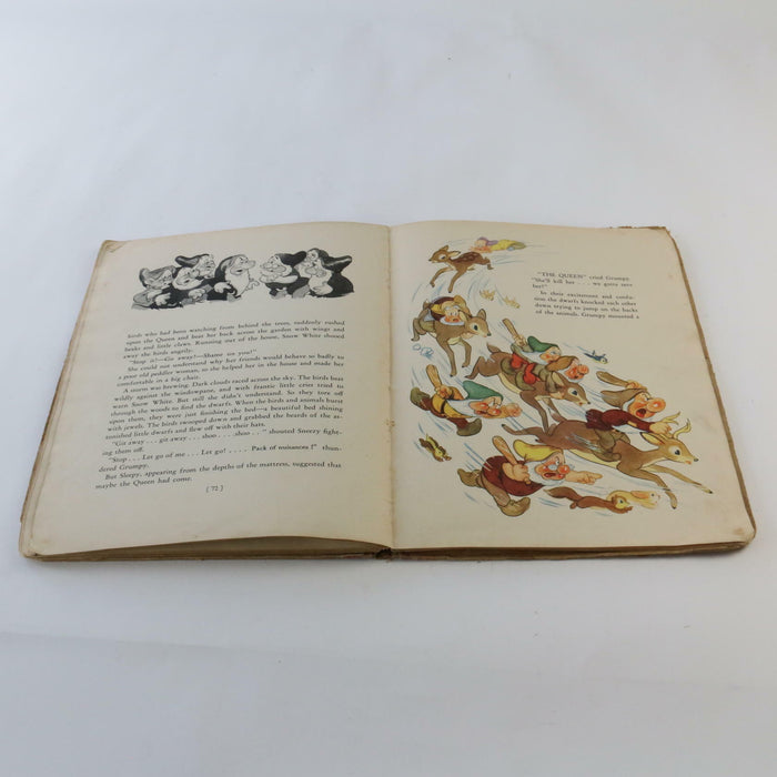 Walt Disney Snow White And The Seven Dwarfs 1937 Book Rare First Edition 1st Ed - Attic Discovery Shop