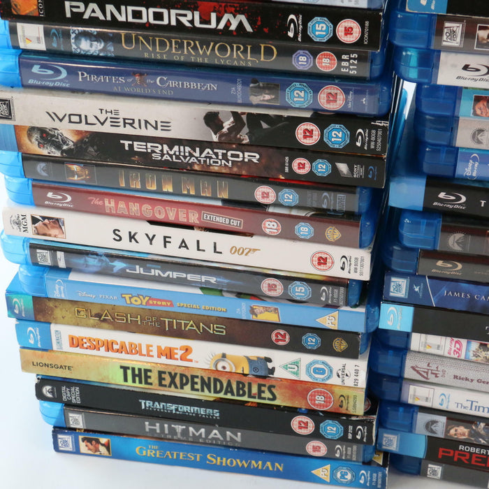 x75 Blu-ray Collection Wholesale Bundle Joblot Mixed inc some 3D, Kids & Family - Good - Attic Discovery Shop