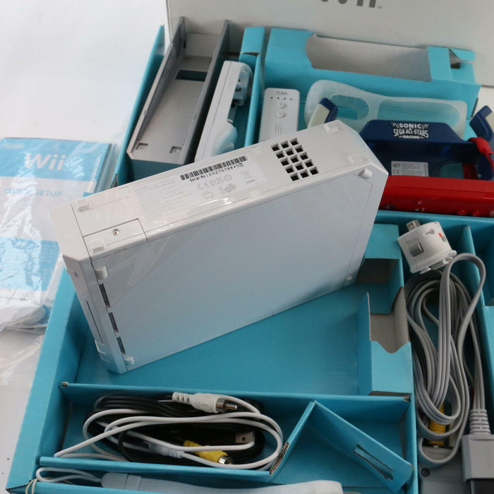 Nintendo Wii White Games Console Bundle inc Loads of Accessories Job Lot Boxed - Good - Attic Discovery Shop