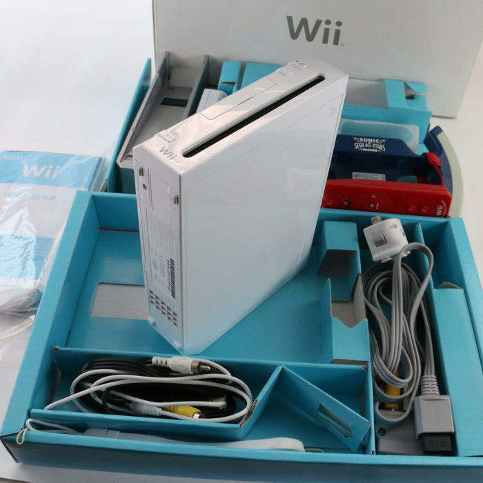 Nintendo Wii White Games Console Bundle inc Loads of Accessories Job Lot Boxed - Good - Attic Discovery Shop