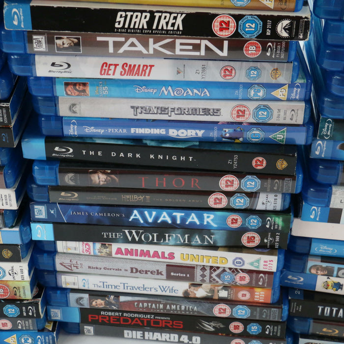 x75 Blu-ray Collection Wholesale Bundle Joblot Mixed inc some 3D, Kids & Family - Good - Attic Discovery Shop