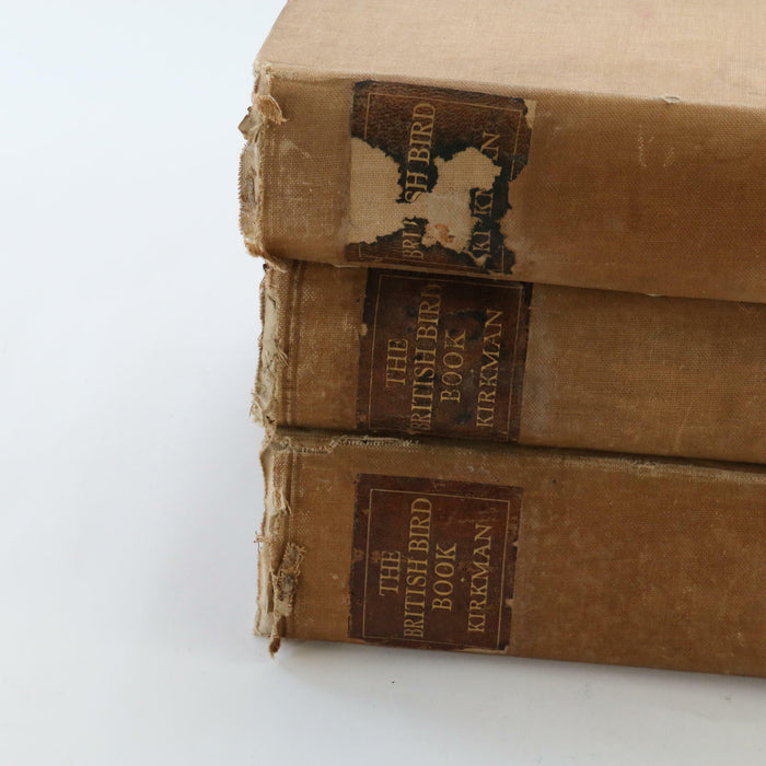Kirkman The British Bird Account Volume 2, 3 & 4 II III IV Rare Antique Books - Good - Attic Discovery Shop
