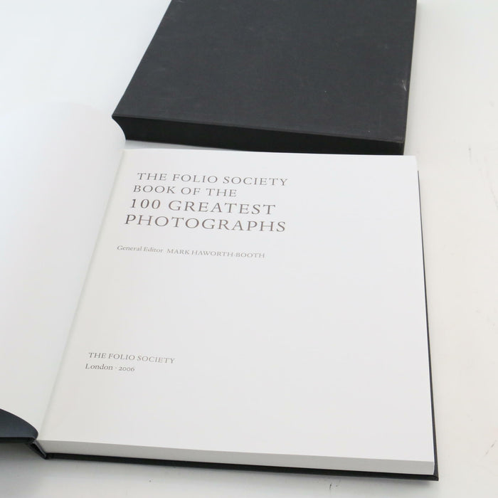 The Folio Book Of 100 Greatest Photographs - Folio Society - 2006 Hardback Book - Very Good - Attic Discovery Shop