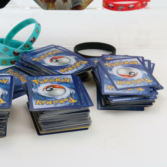 Pokemon Cards Job Lot Bundle Mixed Non-Holo inc Championship, Wristbands, Tins - Good - Attic Discovery Shop