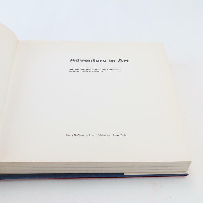 Adventure In Art, Abrams Books, H. J. Scheepmaker, Large Hardback Book, 3kg VGC - Very Good - Attic Discovery Shop