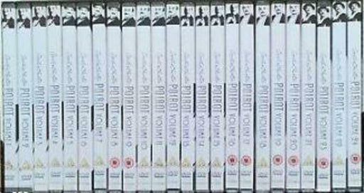 Poirot: 24 DVD Box Set: Complete Collection: 57 Episodes [Region 2] - Good - Attic Discovery Shop