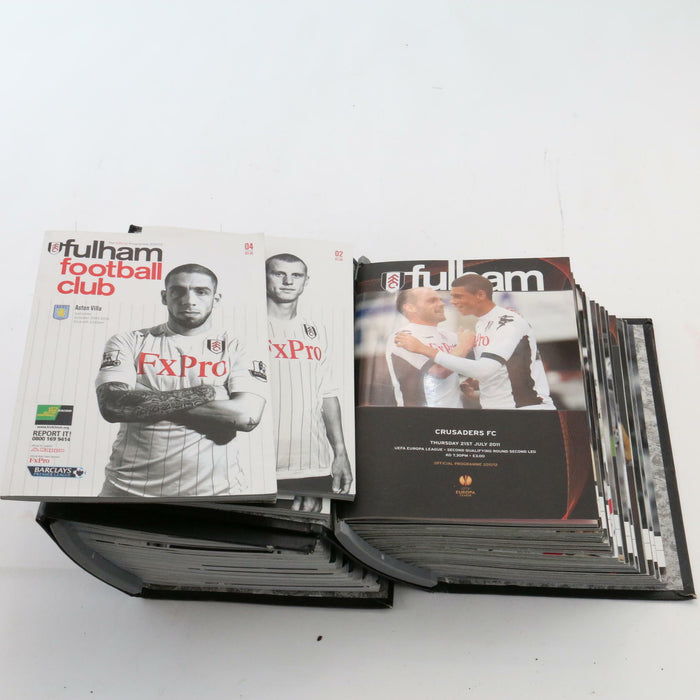 Fulham Club Official Football Albums FULL of Programmes Rare Collector's Lot - Very Good - Attic Discovery Shop