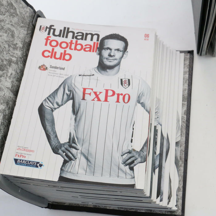 Fulham Club Official Football Albums FULL of Programmes Rare Collector's Lot - Very Good - Attic Discovery Shop