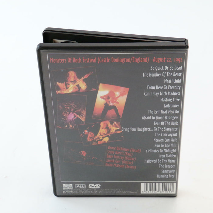 Iron Maiden - Donington Live 1992 [Very Rare DVD] (official) [Region Free] - Very Good - Attic Discovery Shop
