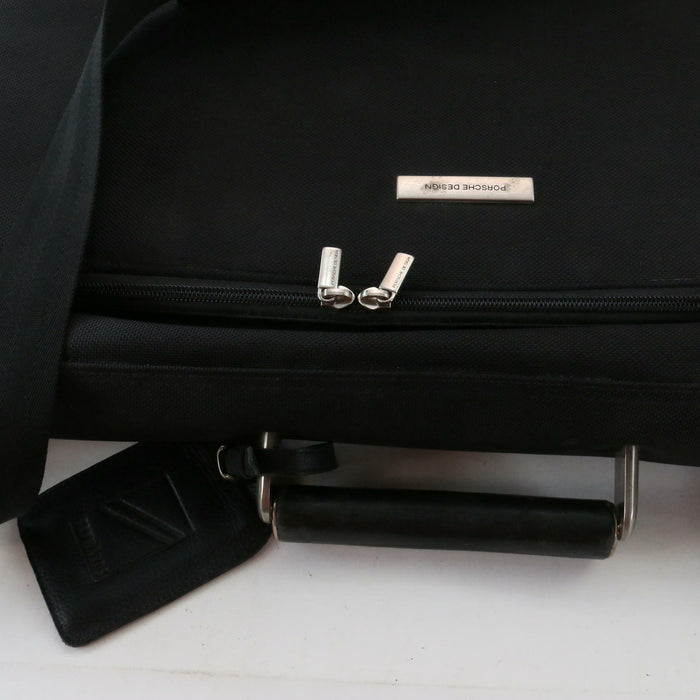 Genuine Large Spacious Porsche Design Travel / Messenger / Work Bag or Briefcase - Good - Attic Discovery Shop