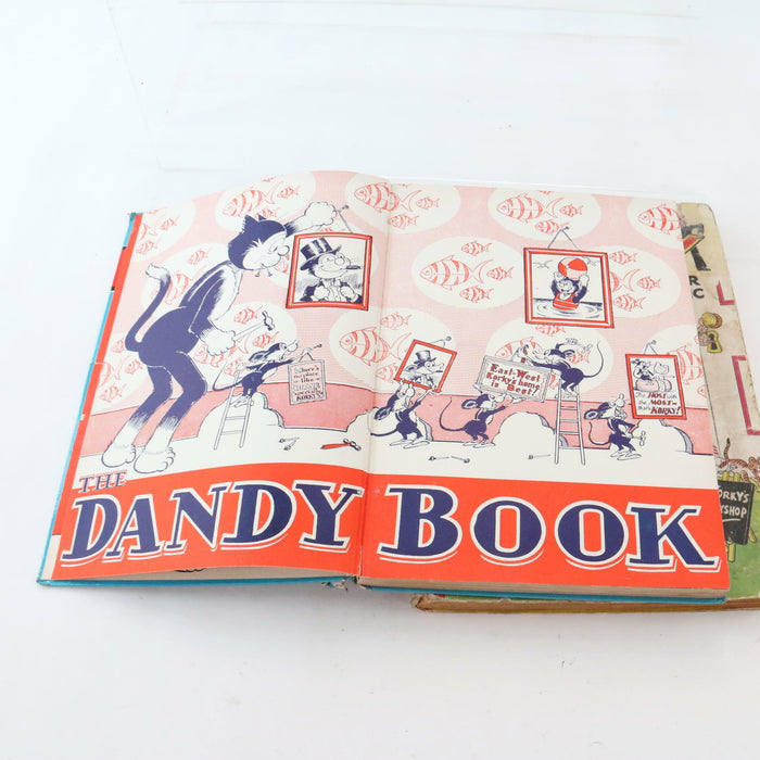 The Dandy Monster Comic 1952 Annual & 1965 Rare Vintage Hardback Books - Acceptable - Attic Discovery Shop