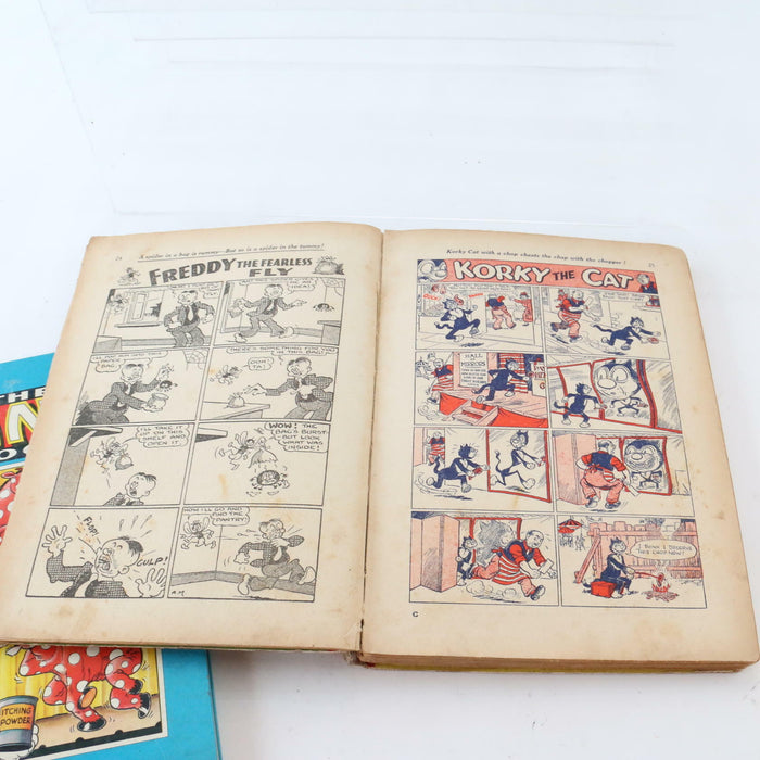 The Dandy Monster Comic 1952 Annual & 1965 Rare Vintage Hardback Books - Acceptable - Attic Discovery Shop