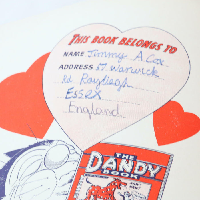 The Dandy Monster Comic 1952 Annual & 1965 Rare Vintage Hardback Books - Acceptable - Attic Discovery Shop
