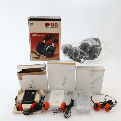 Ross Headphones x3 Murphy & Other Vintage Personal Stereo Radio Rare STILL NEW! - Attic Discovery Shop