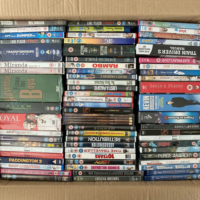 Wholesale DVD Joblot New Sealed Large Mixed Bundle Approx. 150+ RefID#126 - Attic Discovery Shop