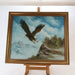 Original / Real Gilt Framed Oil Painting on Canvas Eagle in Flight by W. Amadio - Very Good - Attic Discovery Shop