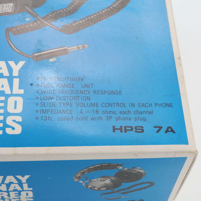 Vintage Retro Amstrad HPS7A Headphones Deluxe Stereo Headphones Rare STILL NEW! - Like New - Attic Discovery Shop