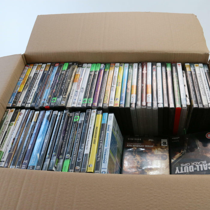 Huge PC Video Games Job Lot Bundle Mixed Large Box Full 2 Layers (approx. 100+) - Attic Discovery Shop