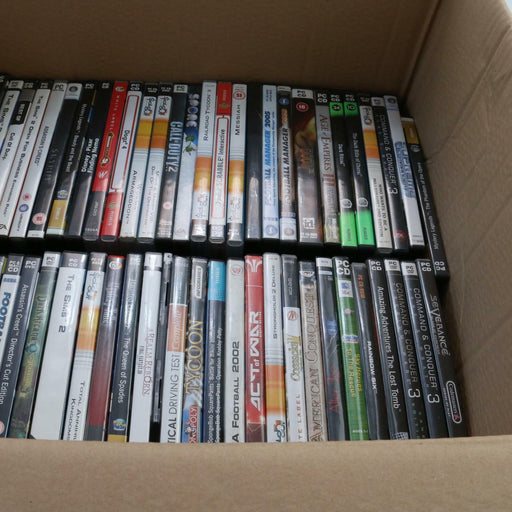 Huge PC Video Games Job Lot Bundle Mixed Large Box Full 2 Layers (approx. 100+) - Attic Discovery Shop