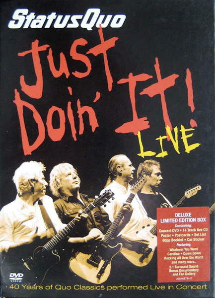 Status Quo - Just Doin' It Live [DVD] [2006] [Region 2, 3, 4, 5] - Like New - Attic Discovery Shop