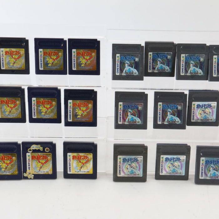 x37 Large Job Lot Official Japanese Pokemon Gameboy Color Rare Games Bundle - Good - Attic Discovery Shop