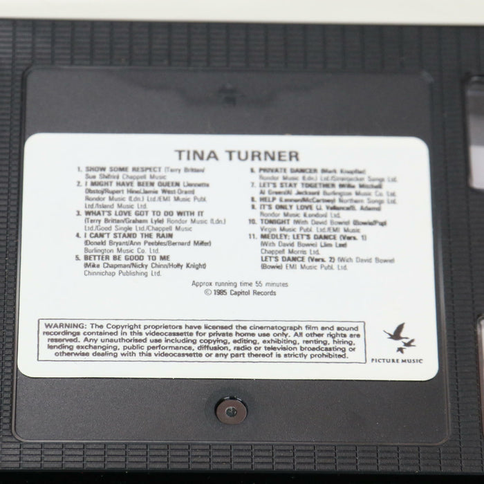 Christiane F. Rare Betamax plus Tina Turner Live / Bowie Dancer Tour x2 Tapes - Very Good - Attic Discovery Shop