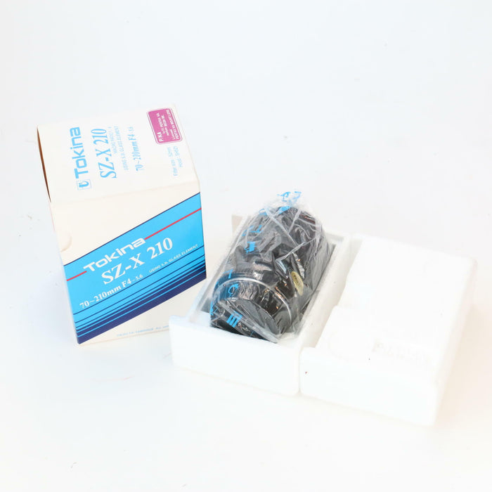 Tokina SZ-X 210 Camera Lens 70 210mm f4 - 5.6 SD VGC 52 (Near Mint!) Boxed - Very Good - Attic Discovery Shop