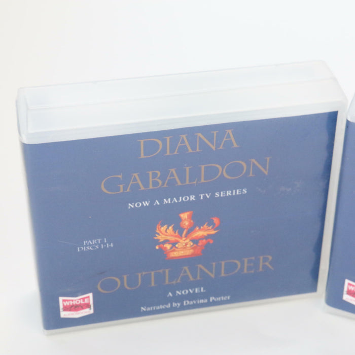 Outlander Diana Gabaldon Unabridged Audiobook CDs Complete Collection Part 1 & 2 - Very Good - Attic Discovery Shop