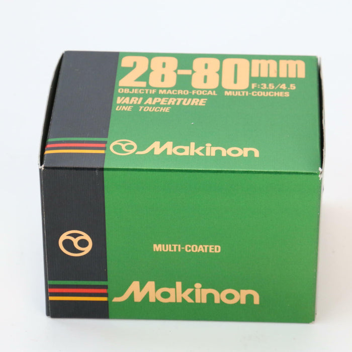 MAKINON 28-80mm Zoom MACRO f3.5-4.5 For Pentax K Camera Lens Rare (VGC) Boxed - Very Good - Attic Discovery Shop